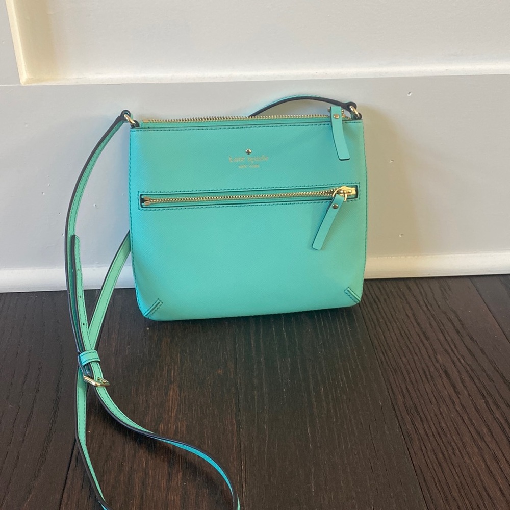 Teal Crossbody purse barely used